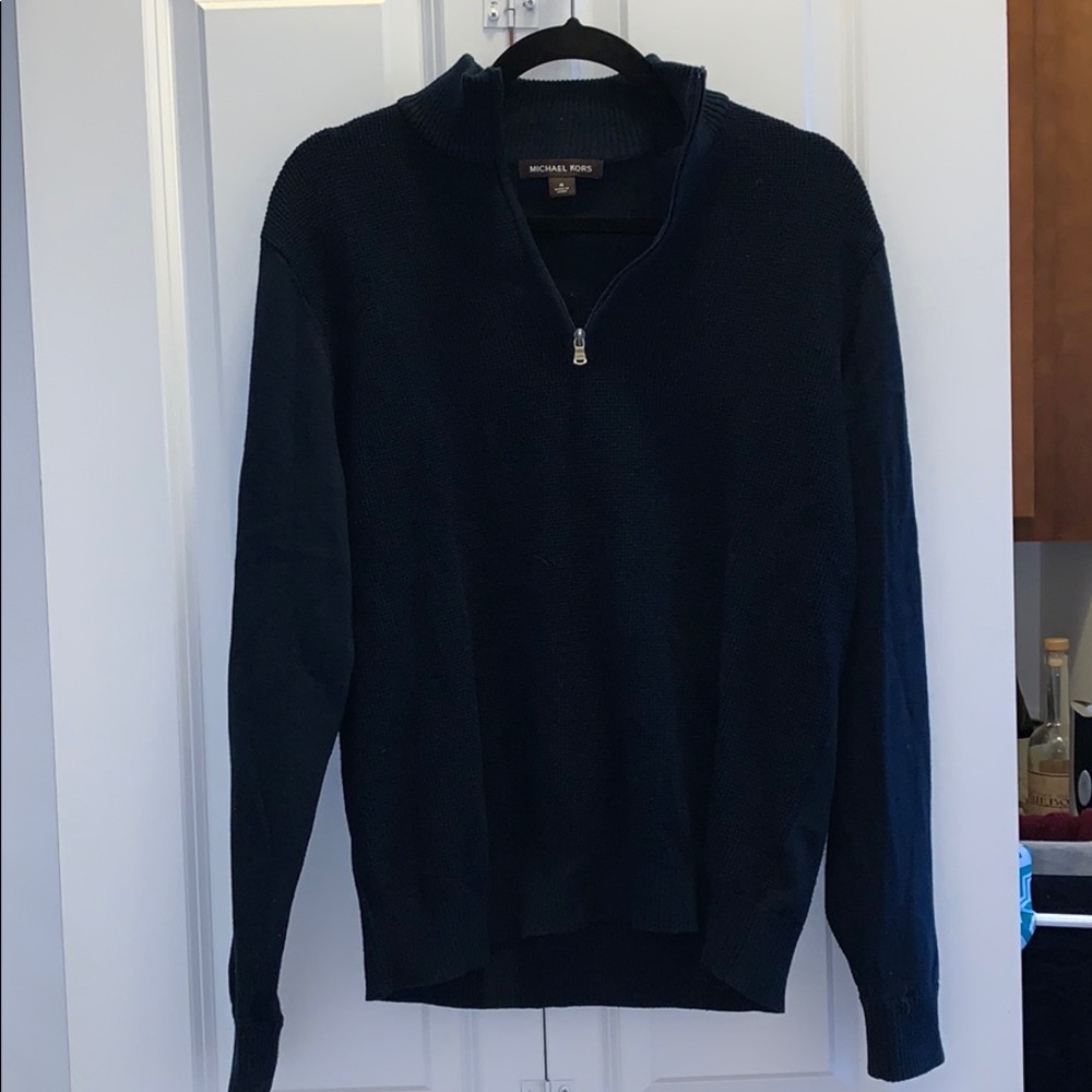 Michael Kors quarter zip sweater